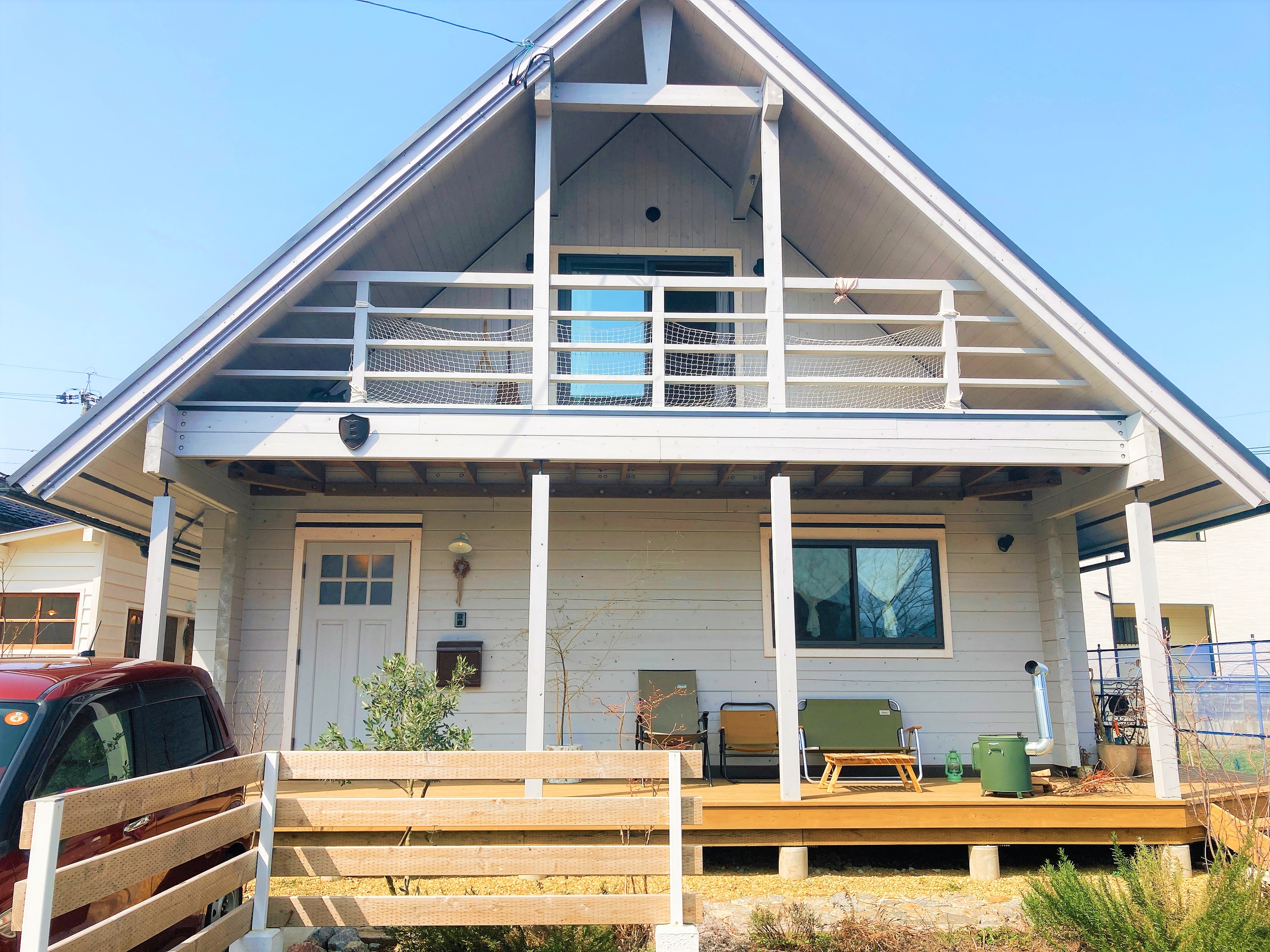 施工事例｜#ログログ｜ログハウスのBESS